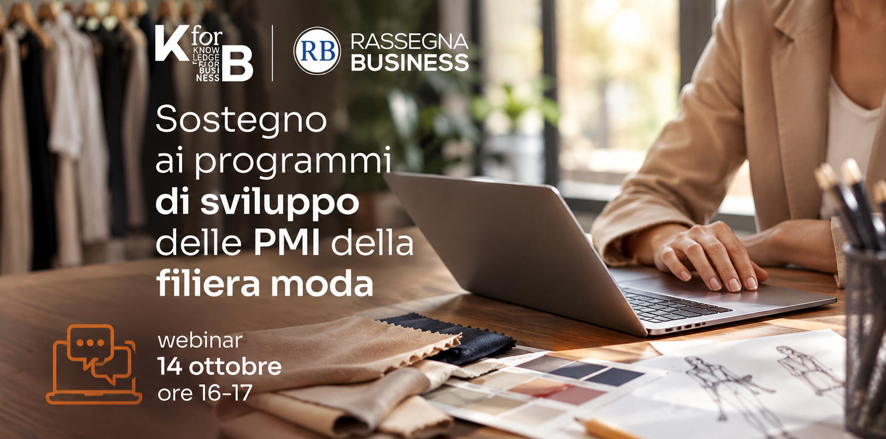 Webinar – Sostegno ai programmi  di sviluppo delle PMI della  filiera moda